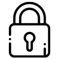 Katanac Diskrecija Pictogram